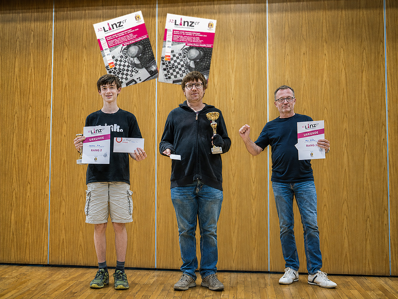 FM Florian Sandhöfner bei der Linzer Stadtmeisterschaft 2026