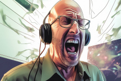 Grandmasterp_A_bald_man_wears_a_headset_and_yells_into_the_rece_d83f7474-4362-4d80-a7e4-aa2bf8b9bef8