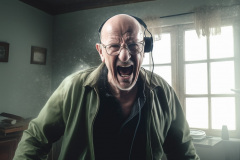 Grandmasterp_a_bald_man_screams_and_throws_furniture_around_his_472f9b59-5998-422c-9508-7bf6e865ad4b