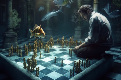 Grandmasterp_httpss.mj_.runwtvhBKa9E0E_a_man_with_a_chess_mat_un_e84ceedd-8a74-443e-8996-6cbad8b3cc82