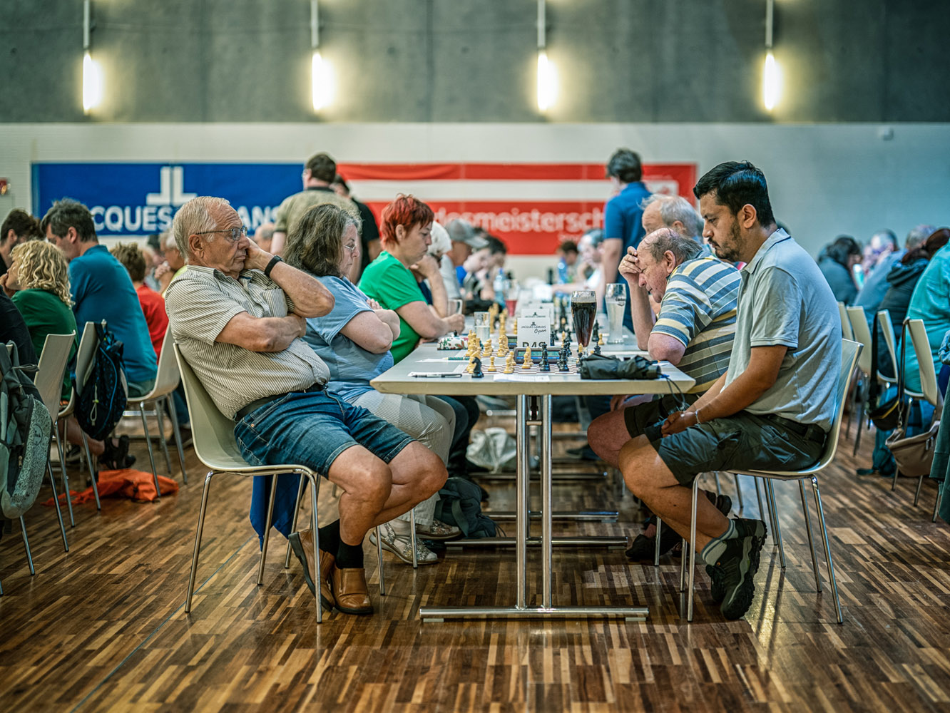 Spielszene beim Jacques-Lemans-Open